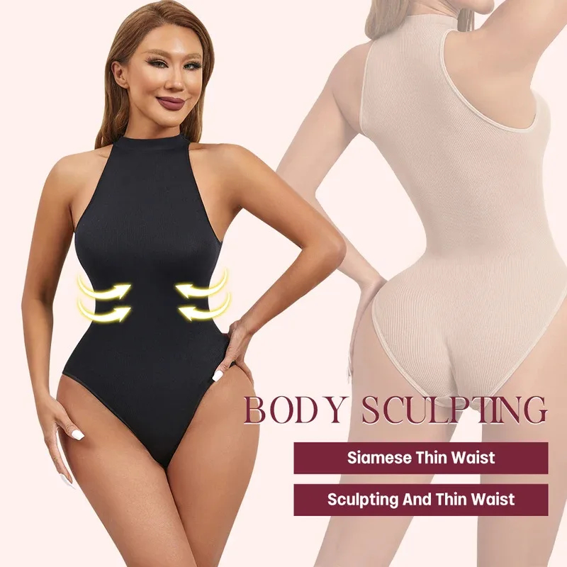 High  Elastic Bodysuits Sexy S - Shapewear Bodysuit Firm 评论和价格