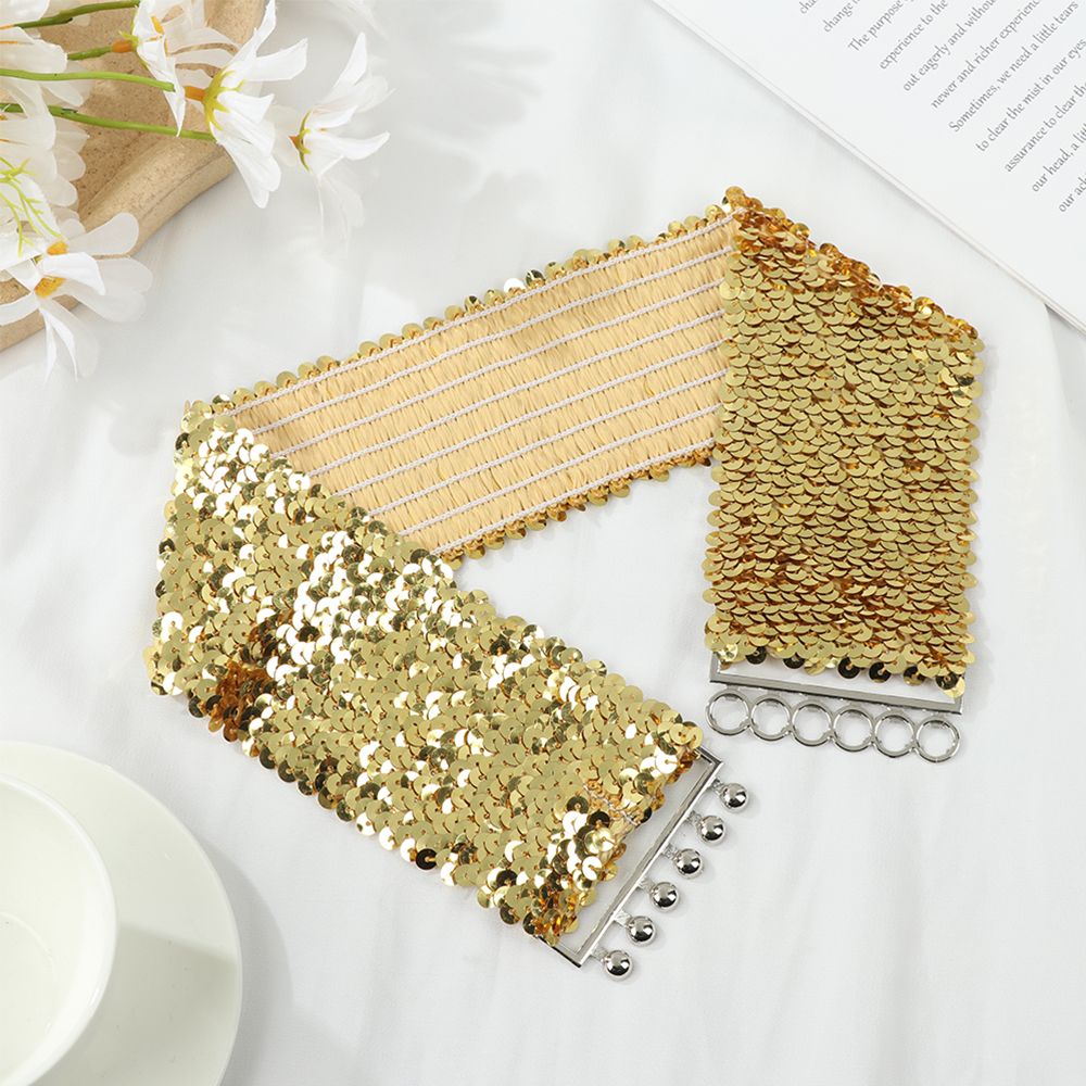 Fashion Cinch Stretch Sequin W - Corset Waist Cinch 评论和价格